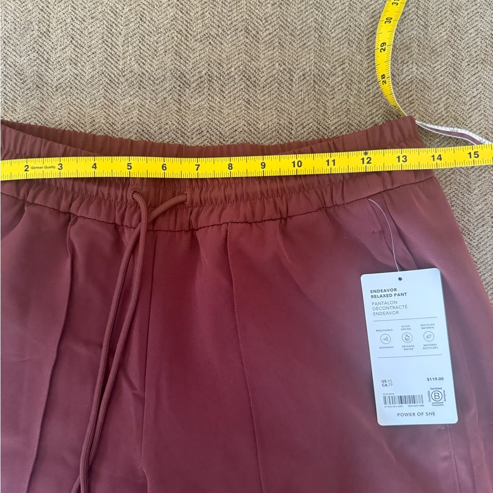 NWT Athleta Wide Leg Pants - Rust - Picture 9 of 11